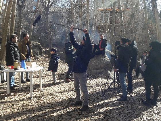 مرور خاطرات ؛ تصاویر پشت صحنه فیلم کوتاه آقای کارگردان