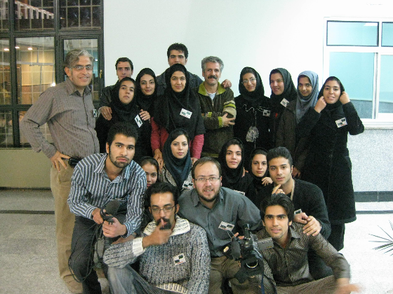 بازیگران سینما در ملایر ،همزمانی جشنواره بین المللی فیلم کوتاه تهران در ملایر سال 1387(گردآوری :امید وفایی)