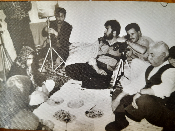 پشت صحنه فیلم تولیدی دفتر مراغه در دهه 60