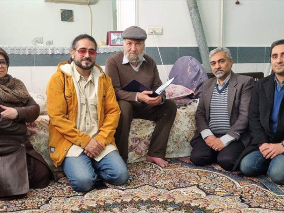 دیدار با محمد قمرزاده هنرمند پیشکسوت سینمای ایران